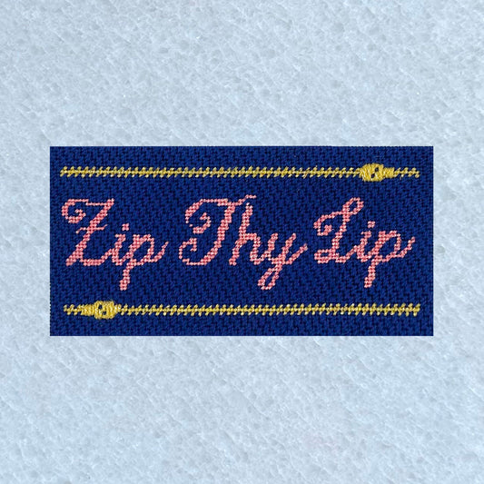Zip Thy Lip