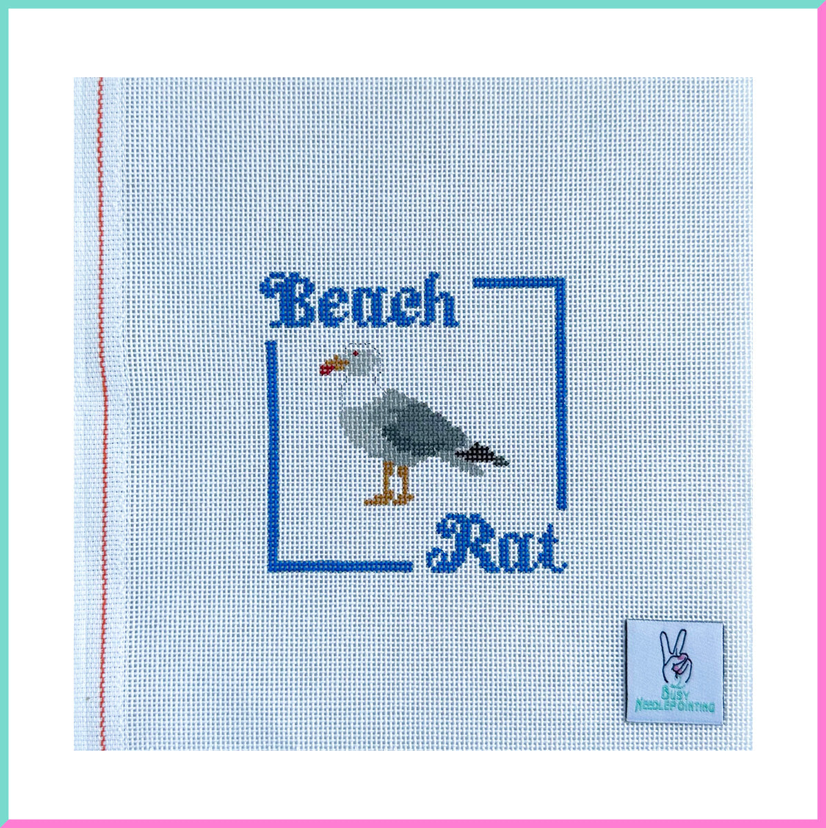 Beach Rat – 2BusyNeedlepointing